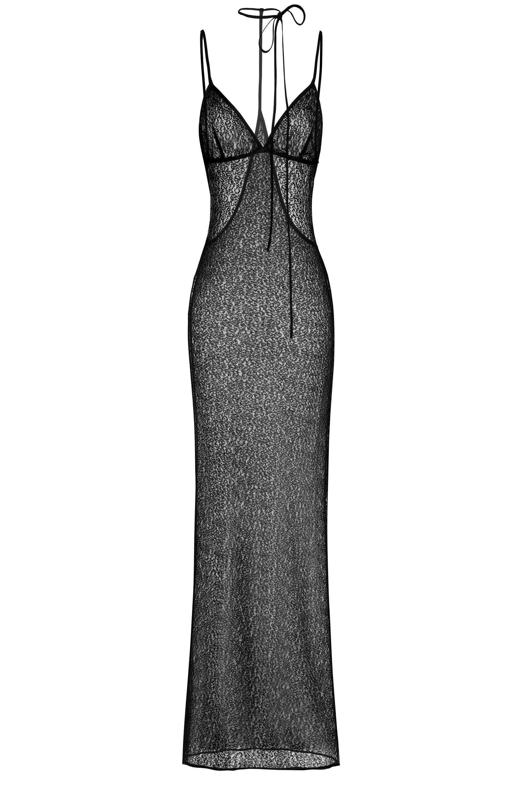 Backless Lace Dress Aleksandre Akhalkatsishvili
