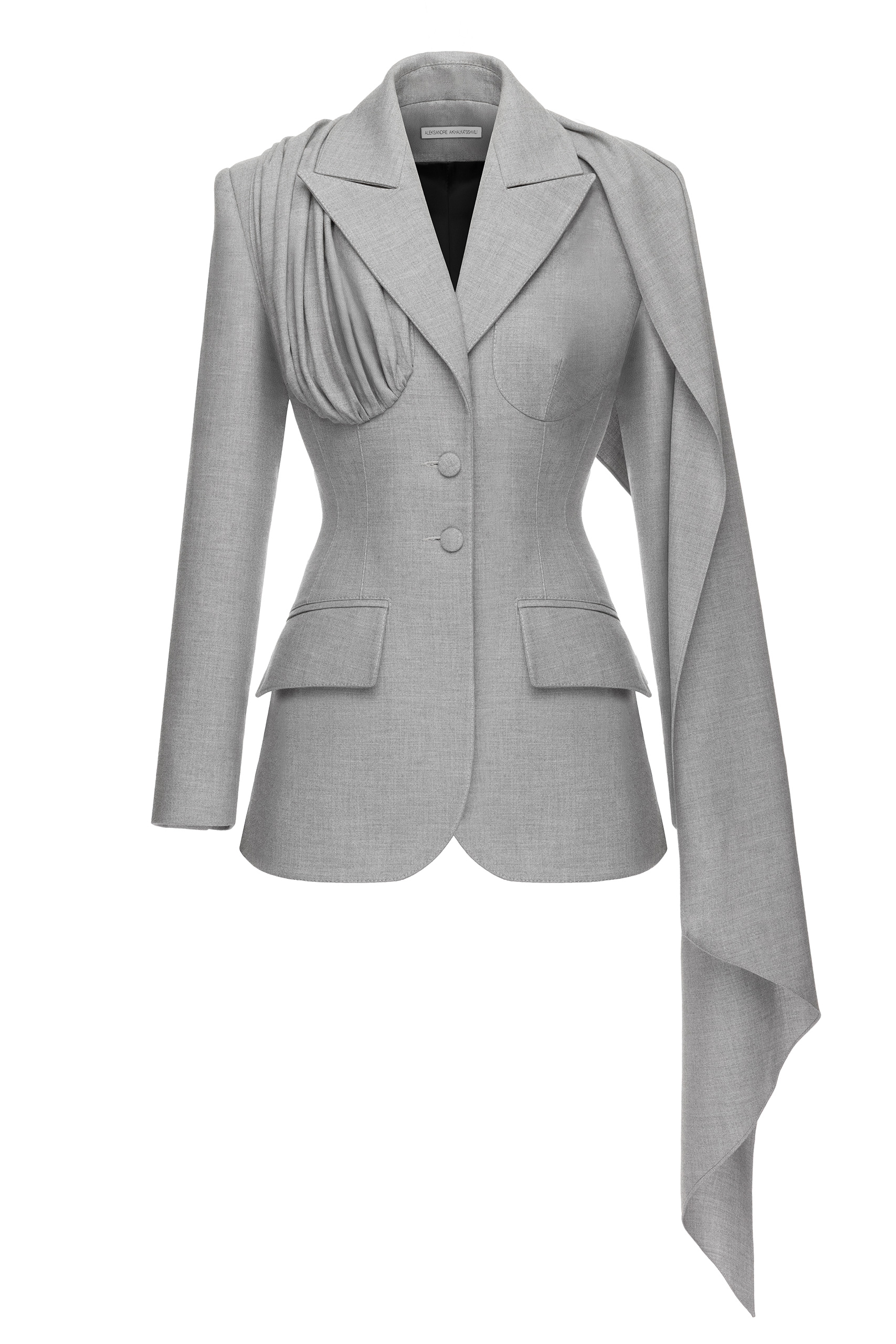SCARF BAR BLAZER