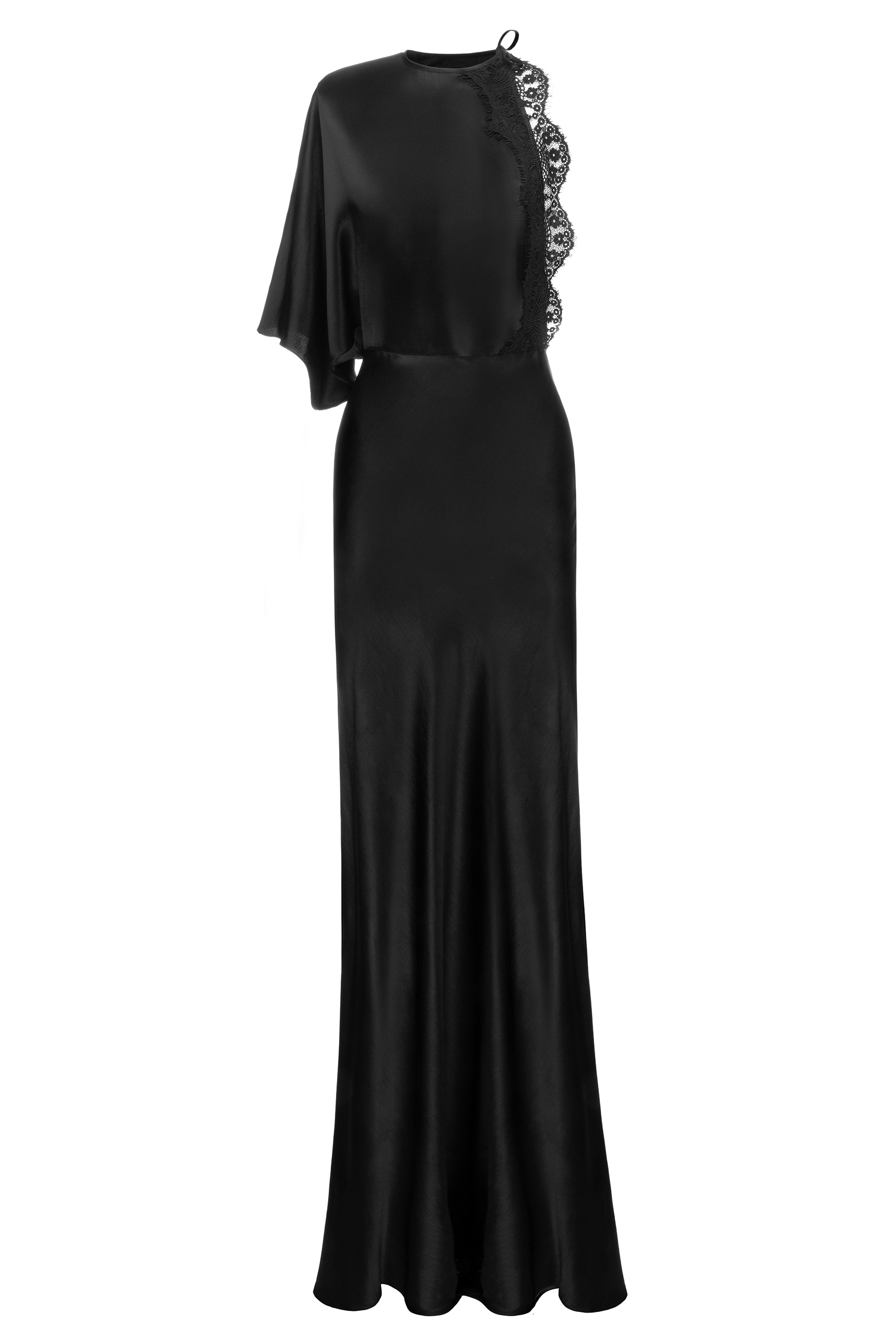 【新品タグ付き】Acka. sheer shoulder dress 黒 S SIDE SLEEVE DRESS - Aleksandre Akhalkatsishvili