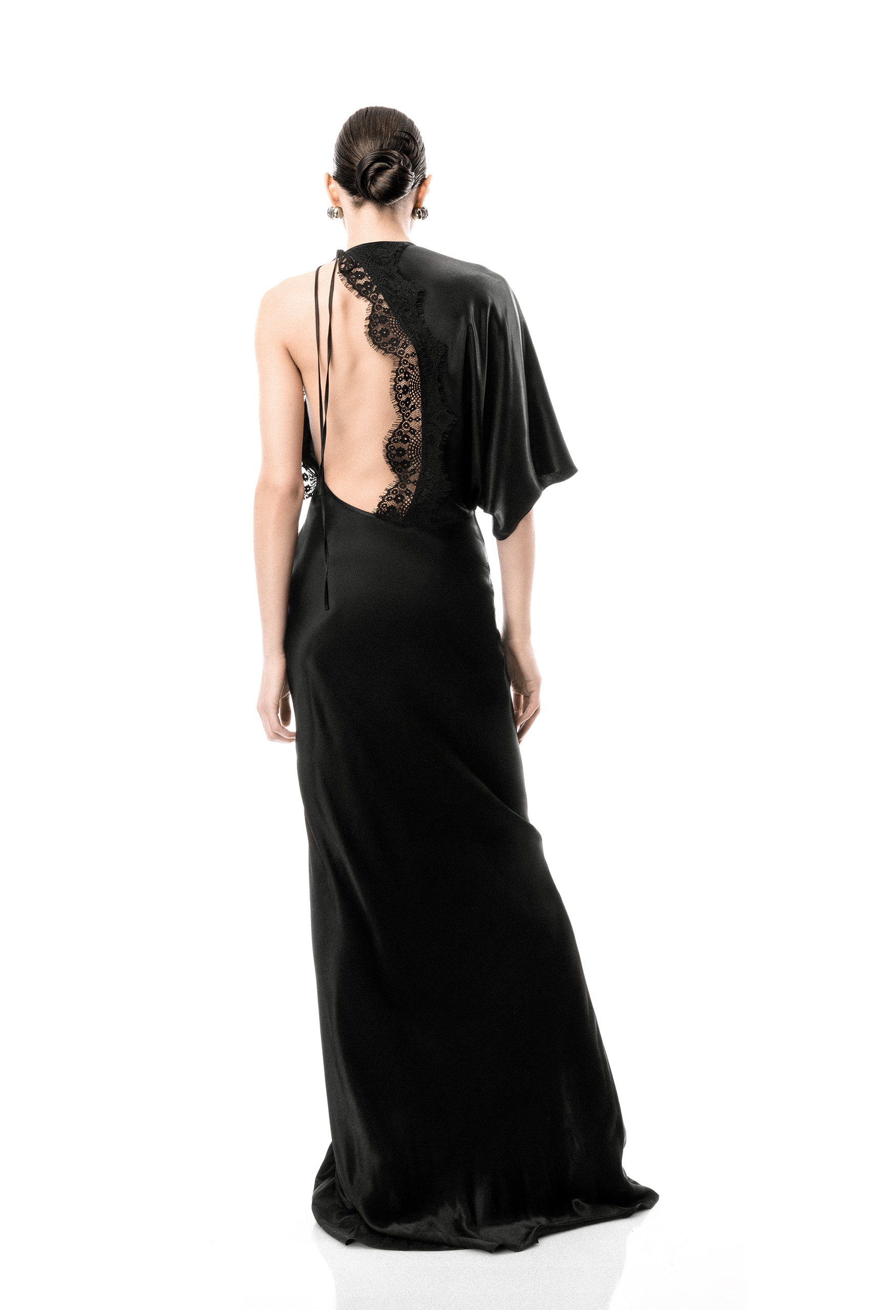 SIDE SLEEVE DRESS - Aleksandre Akhalkatsishvili