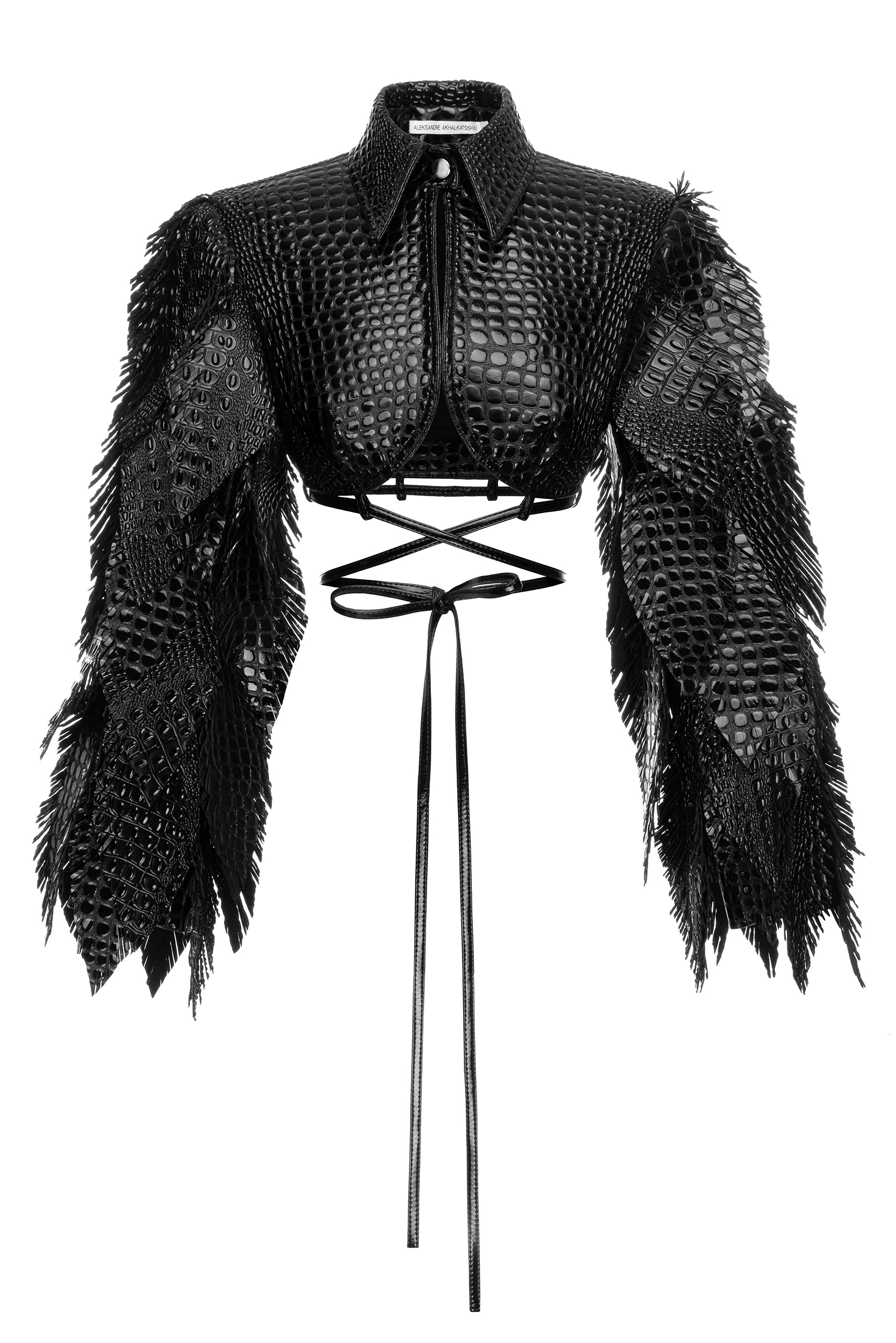 CROP FRINGE JACKET