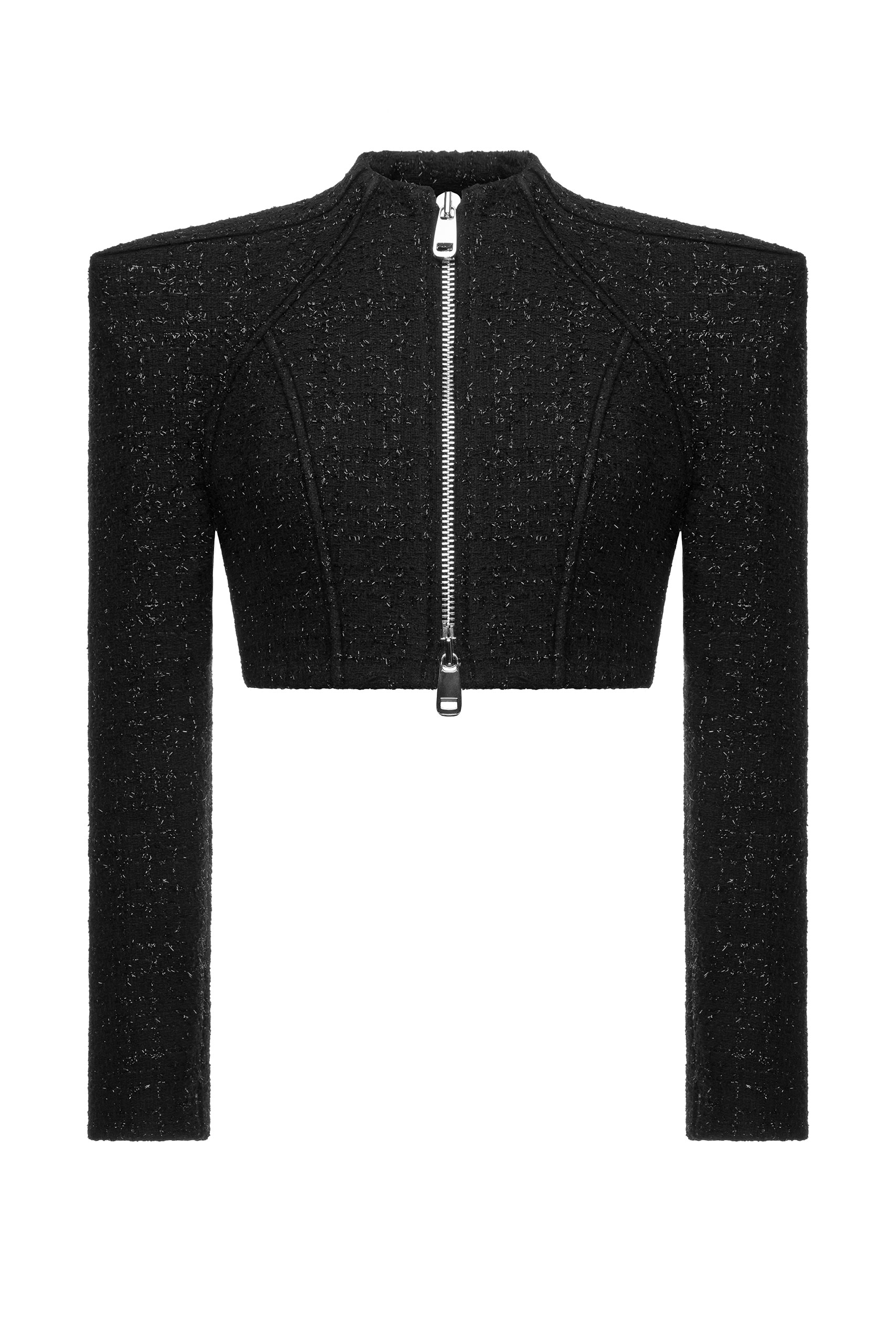 Deuxieme classe Design Sleeve Cropped 美品 Топ с квадратным вырезом и коротким рукавом 00004361 черный купить