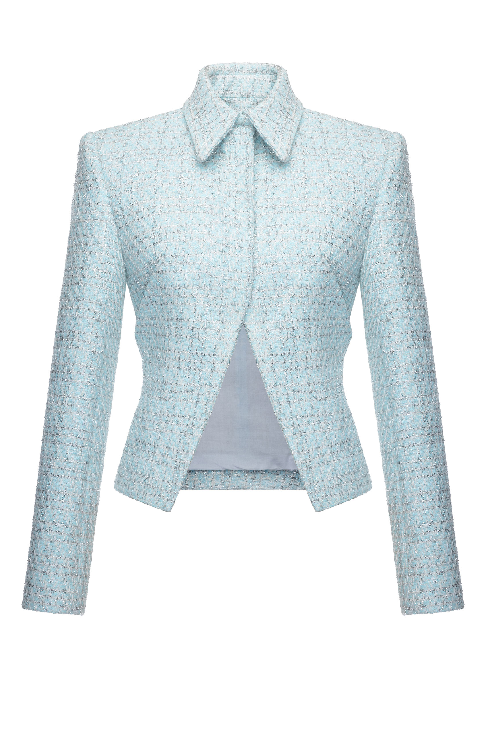 スーツ akko Cropped Lacquer Jacket - Aleksandre Akhalkatsishvili