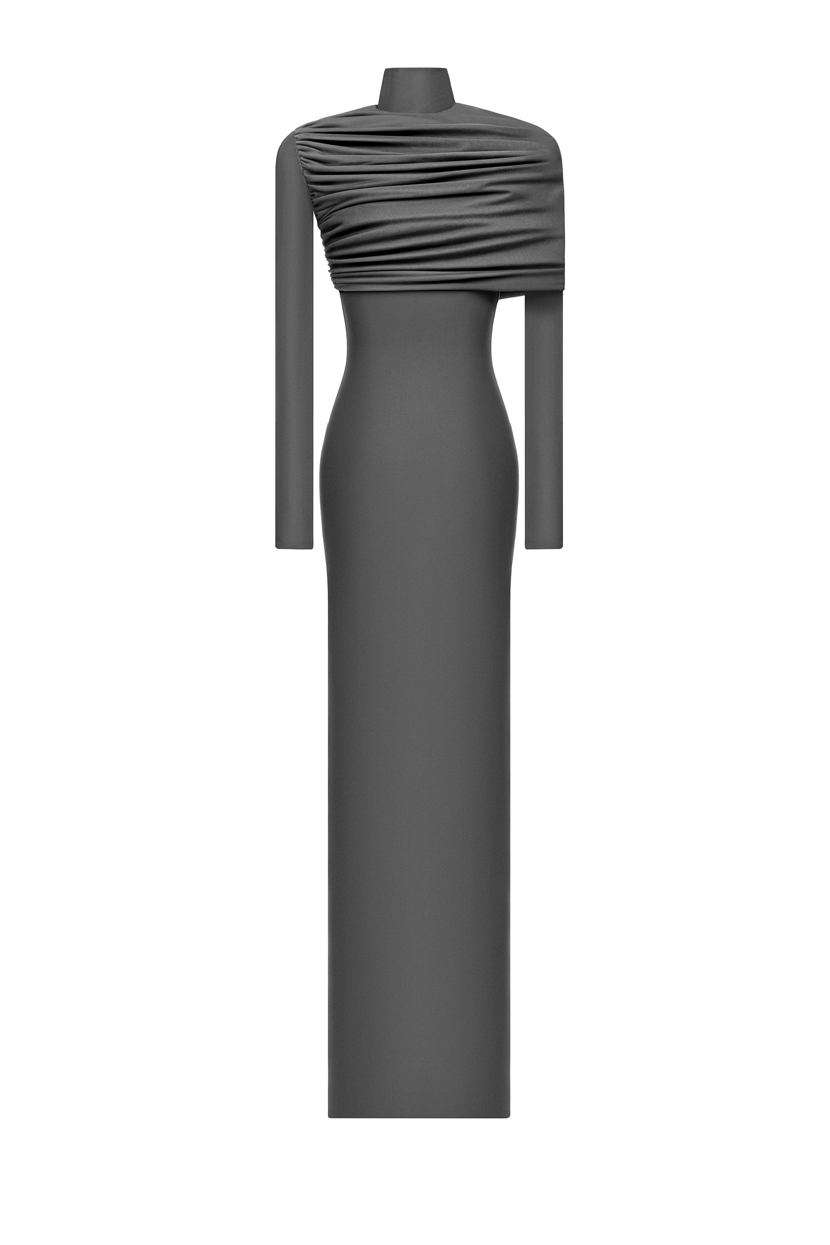 TURTLENECK MAXI DRESS