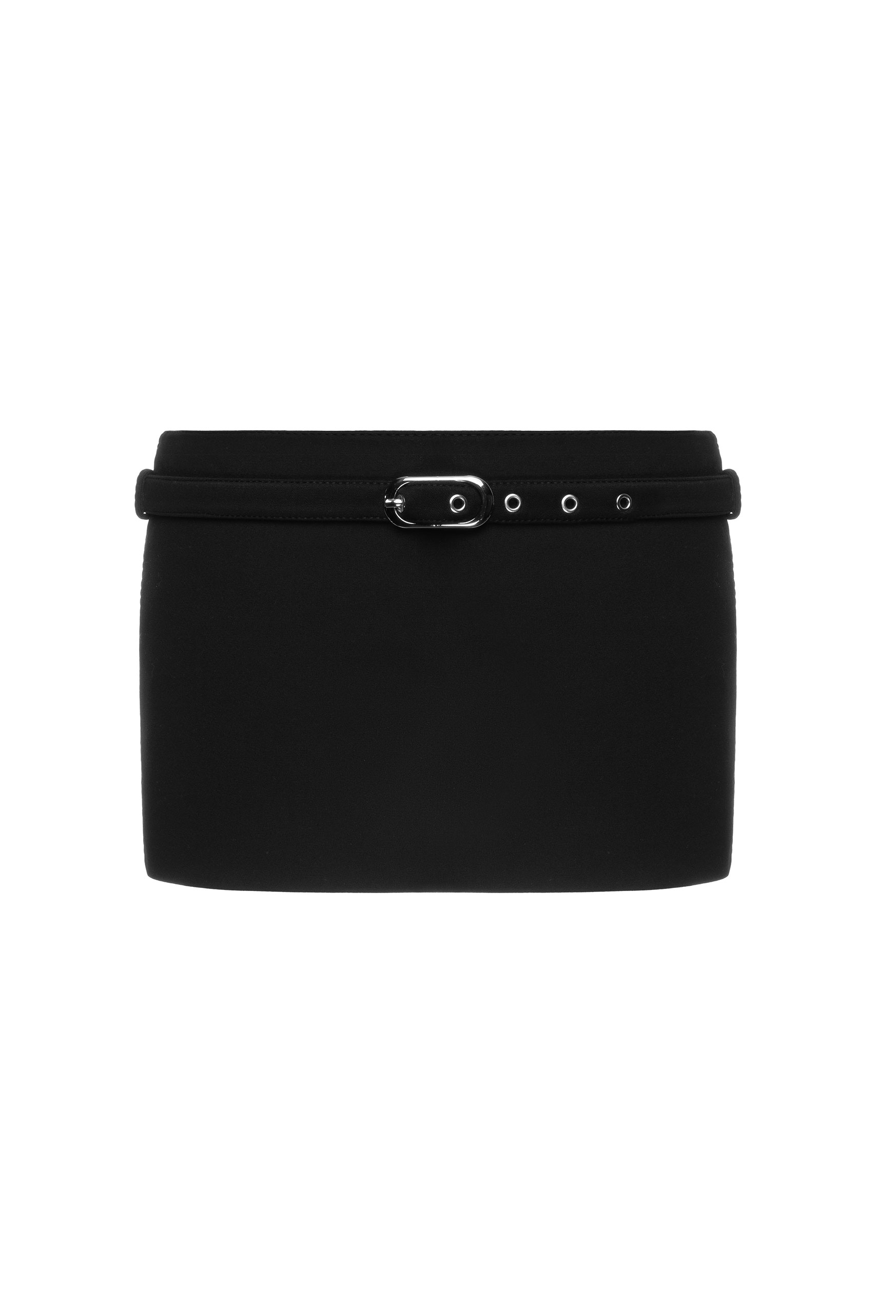 BELTED MINI SKIRT
